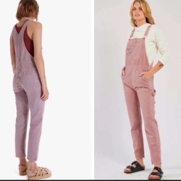 Mother The Scrapper Overalls from Anthropologie Size L EUC - Picture 3 of 16